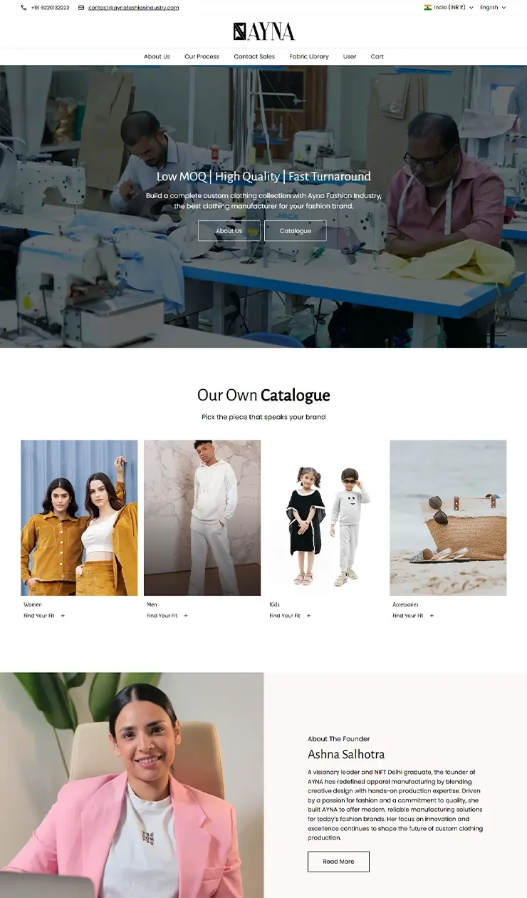 AN 服装OEM企业官网